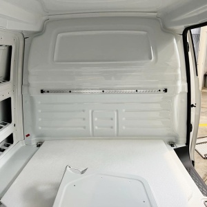 Separator compartiment marfa din ABS pentru FORD TRANSIT RWD/AWD 2014- , Ampatament: 3300(L2), dimensiuni compartiment incarcare: 3044x2025(H3), Cu usa glisanta pe ambele parti - Img 3