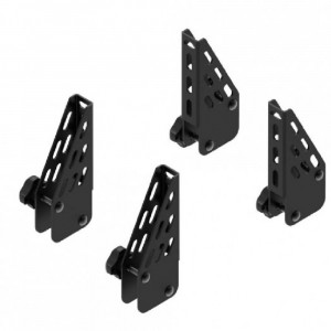 Set de 4 opritori laterale de 10 cm pentru grilajele CRUZ Evo Rack