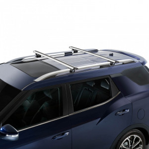 Sistem de 2 bare transversale aluminiu CRUZ 924-796 Airo R133 pentru Volkswagen Caddy (V) (2020-->) cu bare longitudinale - Img 2