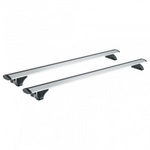 Sistem de 2 bare transversale aluminiu CRUZ 925-705 Airo FIX 128 pentru Citroen Berlingo Multispace M (III - railing) (2018-->) cu bare longitudinale