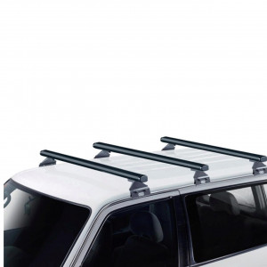 Sistem de 3 bare transversale aluminiu CRUZ 925-095 Alu Cargo Dark AF3-128 pentru Nissan e-NV200 (2014-->) - Img 4