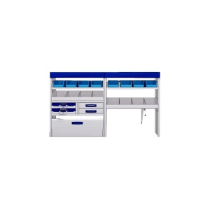 Sistem mobilier modular Provan MVOS-1002-1 pentru VOLKSWAGEN Transporter 2003, ampatament L1 (3000 mm), inaltime H1 (1990 mm) - Img 2