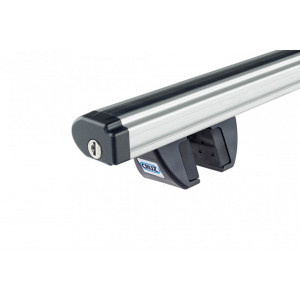 Sistem de 2 bare transversale aluminiu CRUZ 924-064 Alu Cargo R138 pentru Fiat Doblo Malibu (I-II - railing) (2000-->2010) cu bare longitudinale - Img 3
