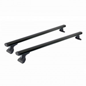 Sistem de 2 bare transversale aluminiu CRUZ 925-101 Alu Cargo Dark AF118 pentru Renault Kangoo (III - rear doors) (2021-->) cu puncte fixe - Img 2