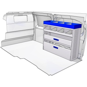 Sistem mobilier modular pe partea dreapta Provan 57-1-121-00 pentru FIAT Talento 2016, ampatament L2 (3498 mm), inaltime H1 (1971 mm) - Img 3