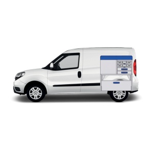 Sistem mobilier modular pe partea dreapta Provan 57-1-151-00 pentru RENAULT Express 2021, ampatament L1 (2812 mm), inaltime H1 (1811 mm) - Img 2