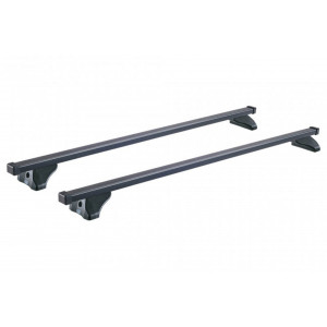 Sistem de 2 bare transversale otel CRUZ 921-385 Oplus S-FIX 130 pentru Citroen Berlingo Multispace XL (III - railing) (2018-->) cu bare longitudinale - Img 1