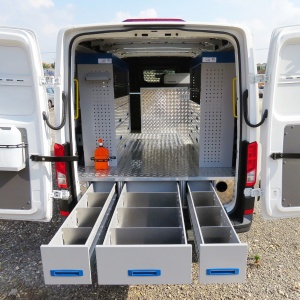 Sistem de sertare sub podea XLD Line Provan 57-1-155-00 pentru TOYOTA Proace City 2019, ampatament L1 (2785 mm), inaltime H1 (1796 mm) - Img 3