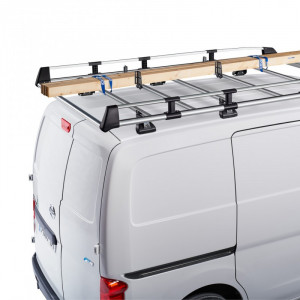 Sistem Grilaj CRUZ Evo Rack Alu module A28-140 (912-452) pentru Volkswagen Transporter T5 L1H1 (T profile) (2003-->2015) - Img 5