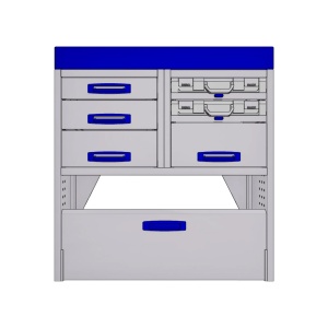 Sistem mobilier modular pe partea dreapta Provan 57-1-150-00 pentru TOYOTA Proace City 2019, ampatament L1 (2785 mm), inaltime H1 (1796 mm) - Img 3