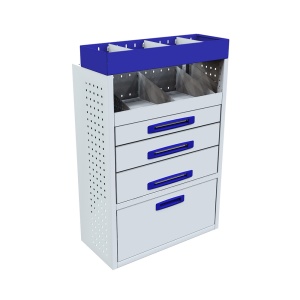 Sistem mobilier modular Provan VCPL-075-010-1 pentru VOLKSWAGEN Caddy 2020, ampatament L1 (2755 mm), inaltime H1 (1856 mm)