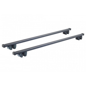 Sistem de 2 bare transversale otel CRUZ 921-936 Oplus SR+130 pentru Peugeot Partner Rancho Plus (I - railing) (1996-->2008) cu bare longitudinale - Img 1