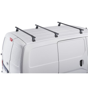 Sistem de 3 bare transversale otel CRUZ 922-432 Cargo Spro pentru Citroen Nemo (III) (2008-->) cu puncte fixe - Img 4