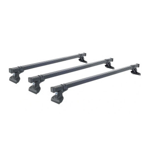 Sistem de 3 bare transversale otel CRUZ 923-030 Cargo Xpro SF3-125 pentru Seat Terra (1987-->1997) cu jgheaburi de ploaie sau puncte fixe