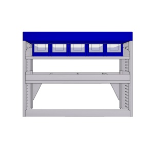 Sistem mobilier modular pe partea stanga Provan 57-1-100-00 pentru TOYOTA Proace City 2019, ampatament L1 (2785 mm), inaltime H1 (1796 mm) - Img 3