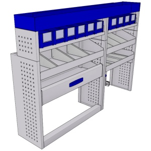 Sistem mobilier modular pe partea stanga Provan 57-1-117-00 pentru FIAT Talento 2016, ampatament L1 (3098 mm), inaltime H1 (1971 mm)
