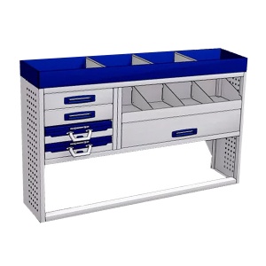Sistem mobilier modular Provan SVOS-2003-1 pentru FIAT Scudo 2022, ampatament L1 (2925 mm), inaltime H1 (1905 mm) - Img 1