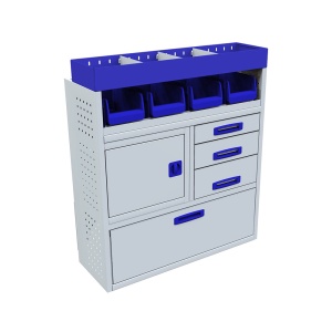 Sistem mobilier modular Provan VCPL-100-005-1 pentru PEUGEOT Bipper 2008-2017, ampatament L1 (2513 mm), inaltime H1 (1721 mm)
