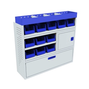 Sistem mobilier modular Provan VCPL-125-009-1 pentru FORD Courier 2014, ampatament L1 (2489 mm), inaltime H1 (1770 mm) - Img 1