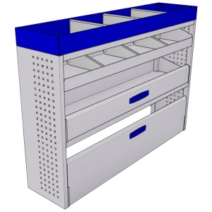 Sistem modular Provan 57-1-125-00 tip atelier pentru autoutilitare de dimensiuni medii - Partea dreapta