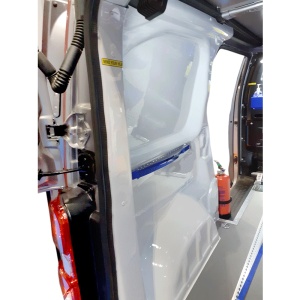 Perete stanga din ABS pentru FORD CUSTOM 2013- , Ampatament: 2933(L1), dimensiuni compartiment incarcare: 2555x1780(H2), Cu usa glisanta pe partea stanga (volan pe partea stanga) - Img 3