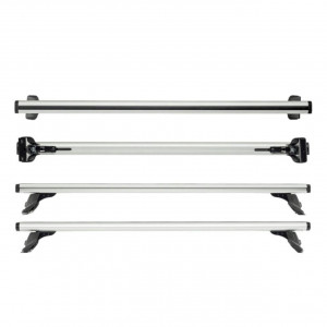 Sistem de 2 bare transversale aluminiu CRUZ 924-071 Alu Cargo AF118 pentru Renault Kangoo (III - rear doors) (2021-->) cu puncte fixe - Img 4