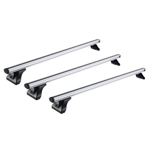 Sistem de 3 bare transversale aluminiu CRUZ 924-096 Alu Cargo AF pentru Vauxhall Zafira Life L3H1 (L/long - 5) (2019-->) cu puncte fixe - Img 1