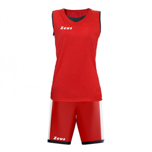 Женски кошаркарски тим ZEUS Kit Flora Woman Rosso