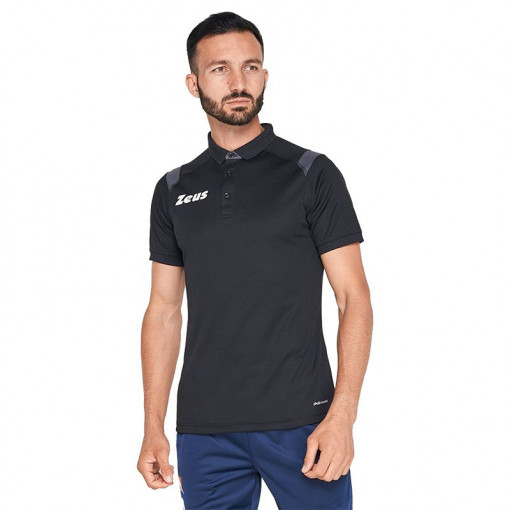 Машка маичка ZEUS Polo Monolith Nero