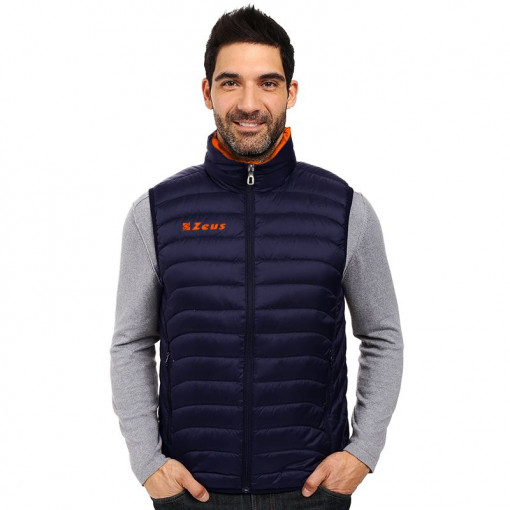 Машки елек ZEUS Smanicato Hercolano Blu/Arancio Fluo