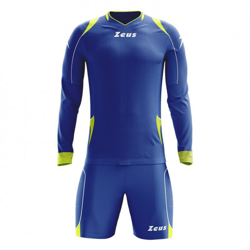 Детски голмански дрес ZEUS Kit Gk Paros Electric Royal/Giallo fluo