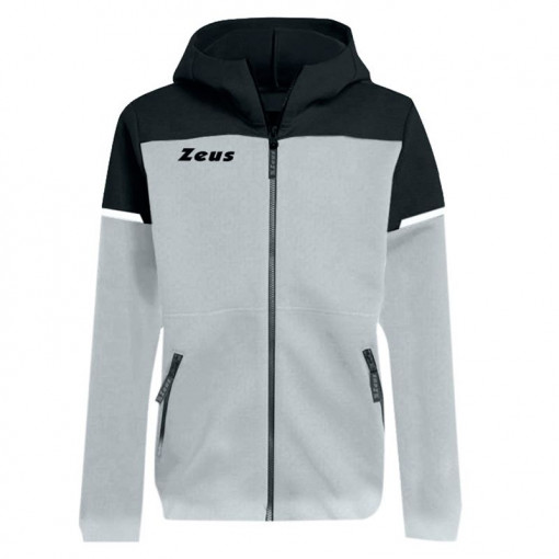 Детски дуксер ZEUS Felpa Tech Bikolor Dark Grigio/Nero