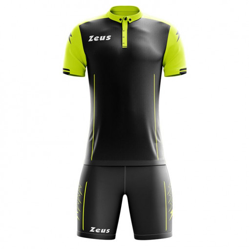 Детски комплет дрес ZEUS Kit Aquarius Nero/Giallo Fluo