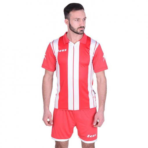 Футбалски комплет дрес ZEUS Kit Pitagora MC Rosso/Bianco