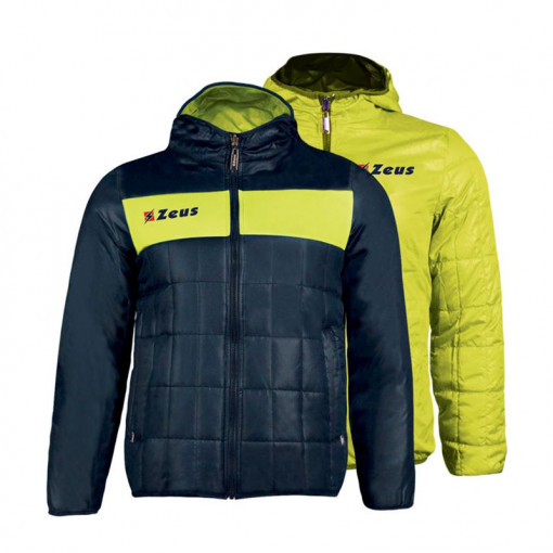 Детска јакна со две лица ZEUS Reversible Giubbotto Apollo Blu/Giallo Fluo
