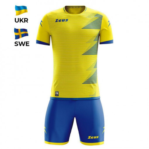 Детски комплет дрес ZEUS Kit Mundial UKR Giallo/Royal
