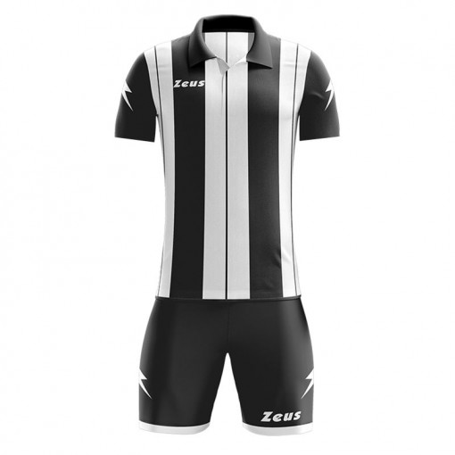 Детски комплет дрес ZEUS Kit Pitagora MC Nero/Bianco