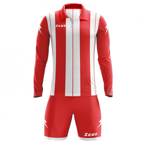 Детски футбалски комплет дрес ZEUS Kit Pitagora Rosso/Bianco