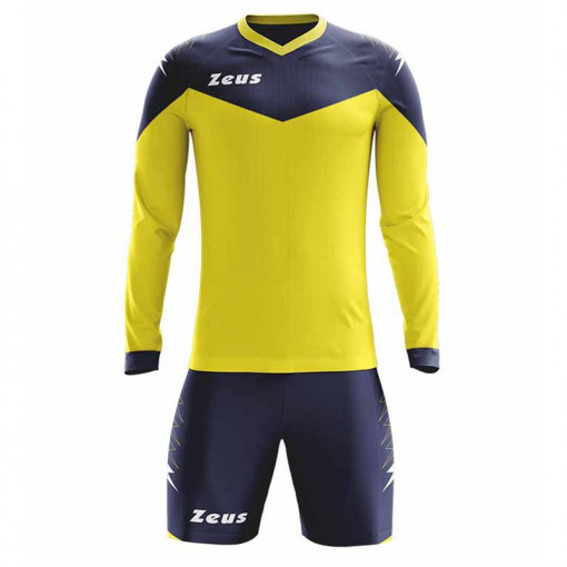 Детски футбалски комплет дрес ZEUS Kit Ulysse ML Giallo/Blu
