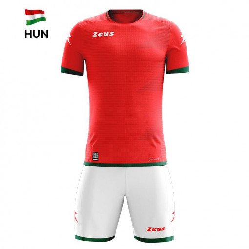 Машки комплет дрес ZEUS Kit Mundial HUN Rosso/Bianco
