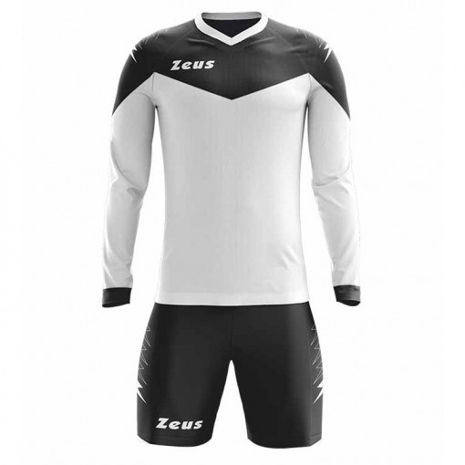 Машки футбалски комплет дрес ZEUS Kit Ulysse ML Bianco/Nero
