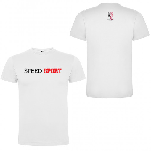 бела маица Speed Sport
