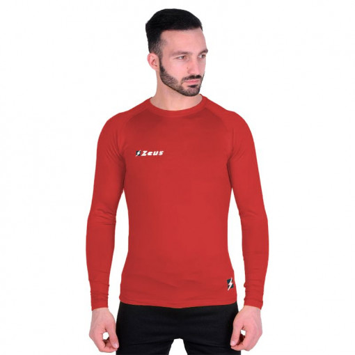 Машка спортска топлинска блуза ZEUS Maglia Fisiko M/L Rosso