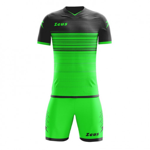 Футбалски комплет дрес ZEUS Kit Elios Verde fluo/Nero