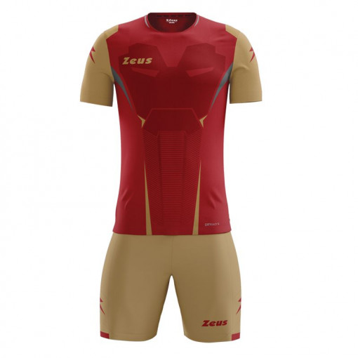Футбалски комплет дрес ZEUS Kit Hero Rosso/Gold