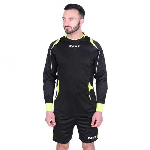 Машки голмански дрес ZEUS Kit Gk Paros Nero/Giallo Fluo