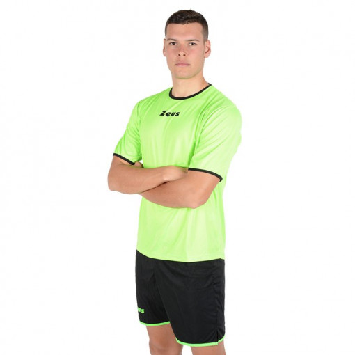 Машки комплет дрес ZEUS Kit Sticker Verde Fluo/Nero