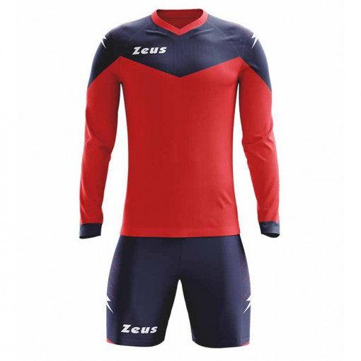 Машки футбалски комплет дрес ZEUS Kit Ulysse ML Rosso/Blu