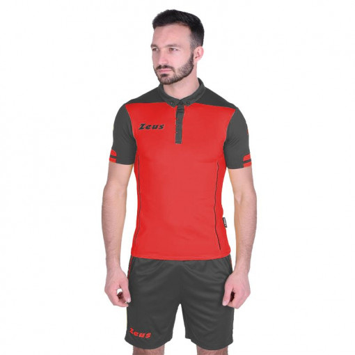 Футбалски комплет дрес ZEUS Kit Aquarius Grigio/Rosso
