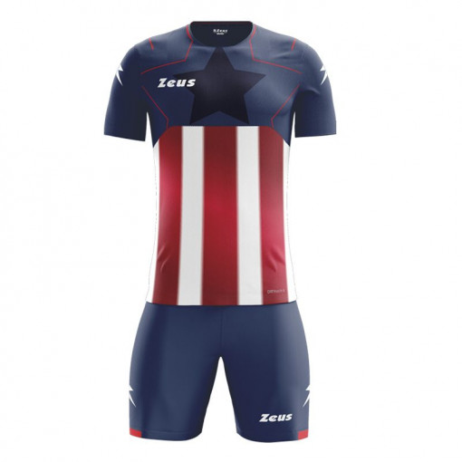 Футбалски комплет дрес ZEUS Kit Hero Blu/Rosso